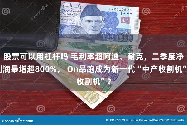 股票可以用杠杆吗 毛利率超阿迪、耐克，二季度净利润暴增超800%， On昂跑成为新一代“中产收割机”？